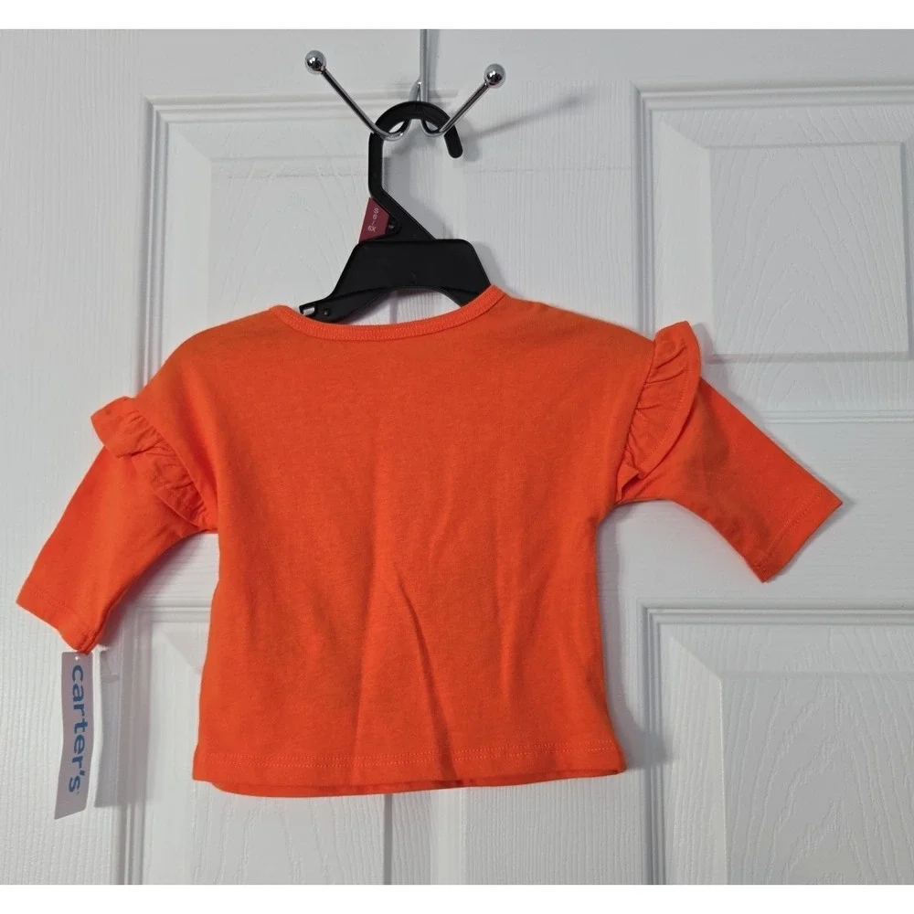 Carter's Infant Girls Halloween Shirt New with tags Size‎ 3M.